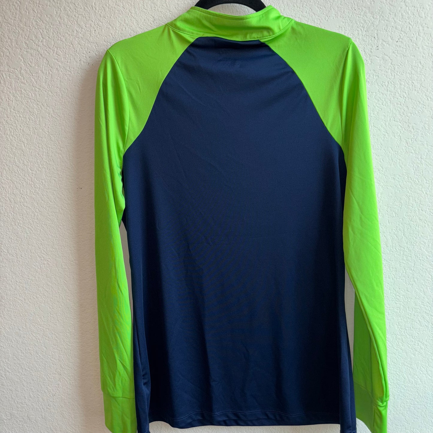 Women’s Team Apparel NFL Seattle Seahawks 1/4 zip Long sleeve Pullover shirt size XLarge
