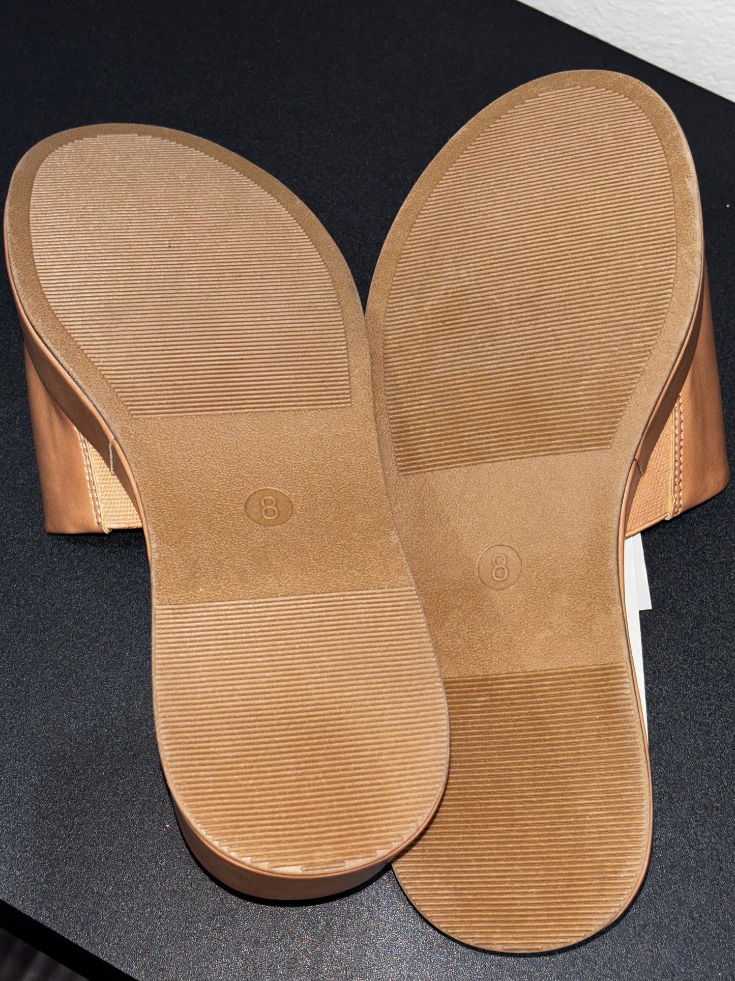 A new day tan wedge shoes Women’s size 8