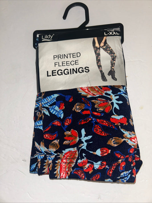 LILDY colorful leggings size large to 2XL  New