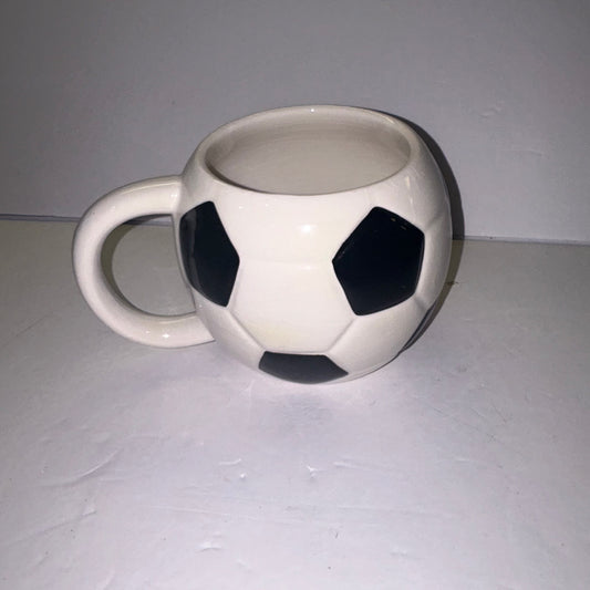 Black and white Soccer Ball Mug