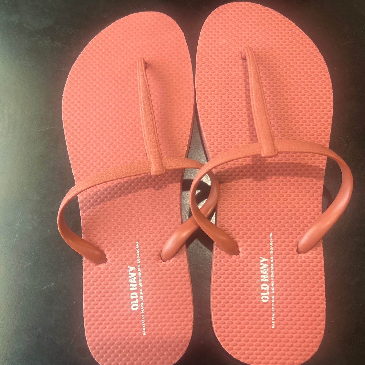 Mauve Old Navy Flip Flop Slides Size 9 Large NEW