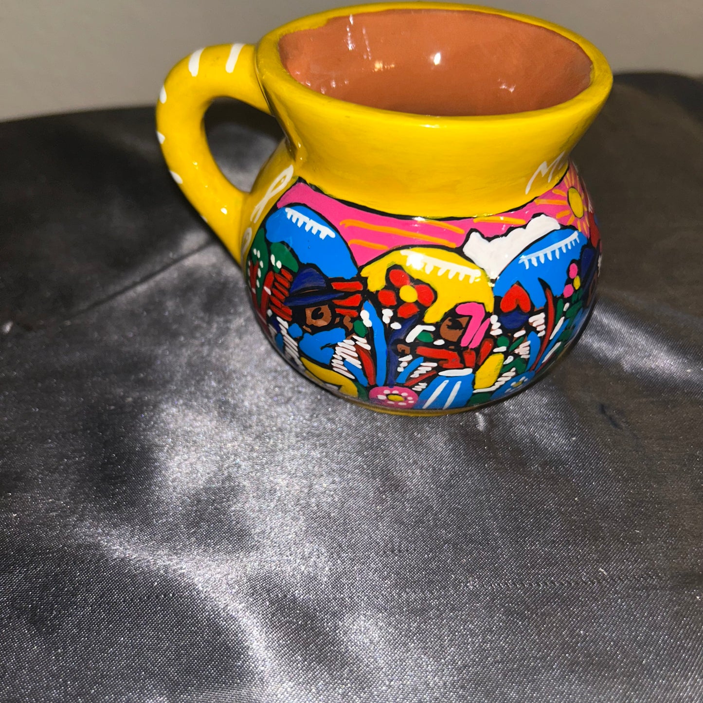 Mug Mexican Pottery colorful design 8oz