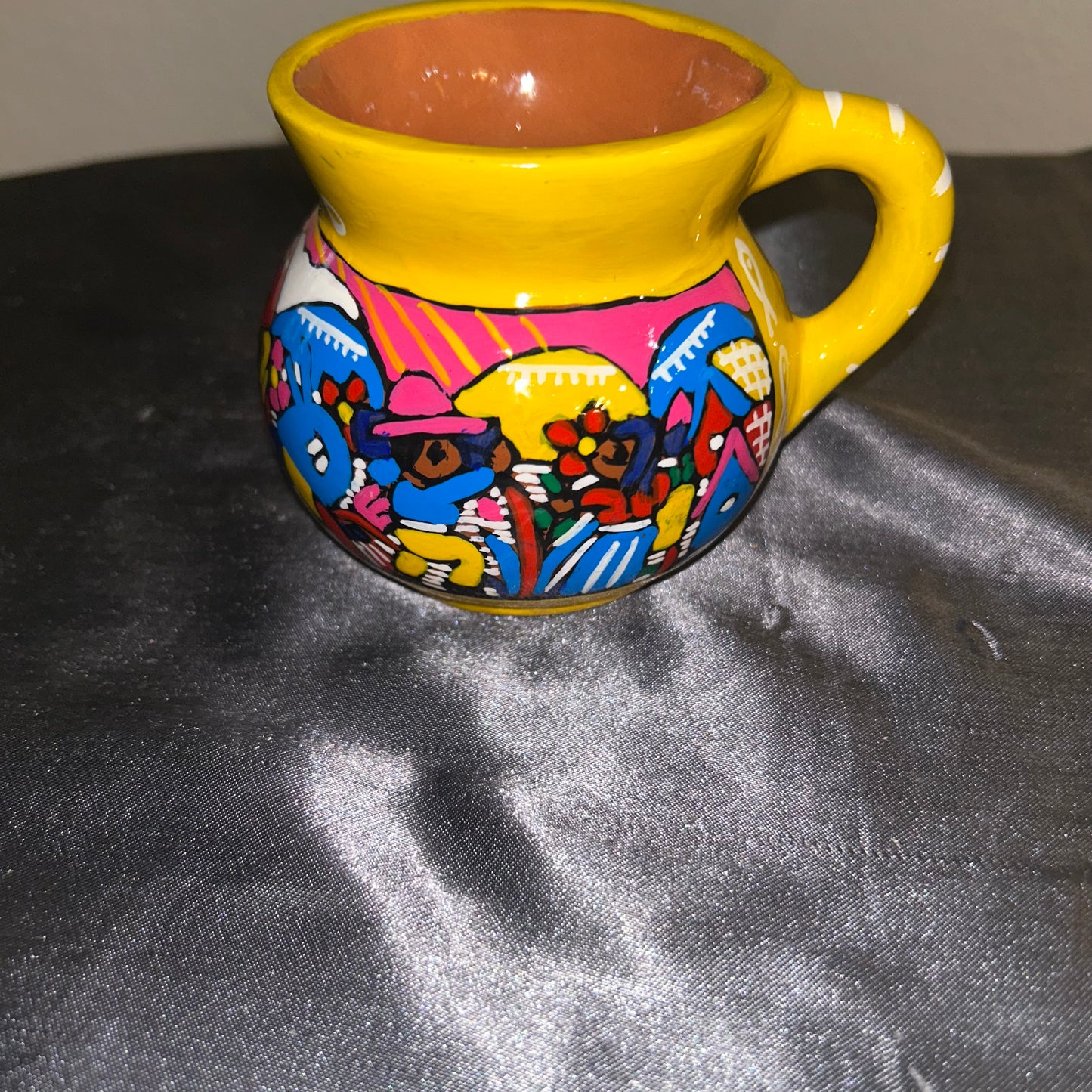Mug Mexican Pottery colorful design 8oz
