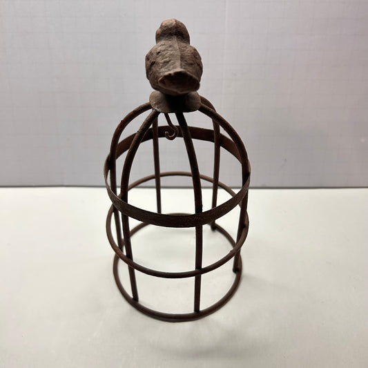 Brown metal Bird Cage Home Decor