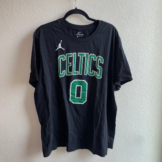 NBA Jason Tatum #0 Boston Celtics T-shirt by Jordan size 2XL