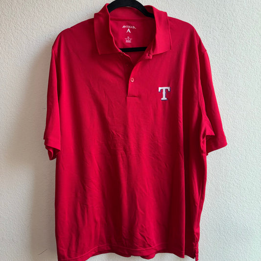Texas Rangers RED Polo size XL By Antigua new without tag