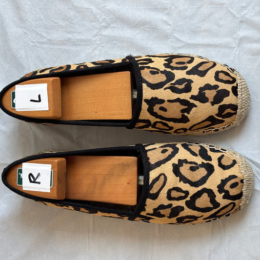 Sam Edelman Espadrilles leopard loafers women’s size 8 New