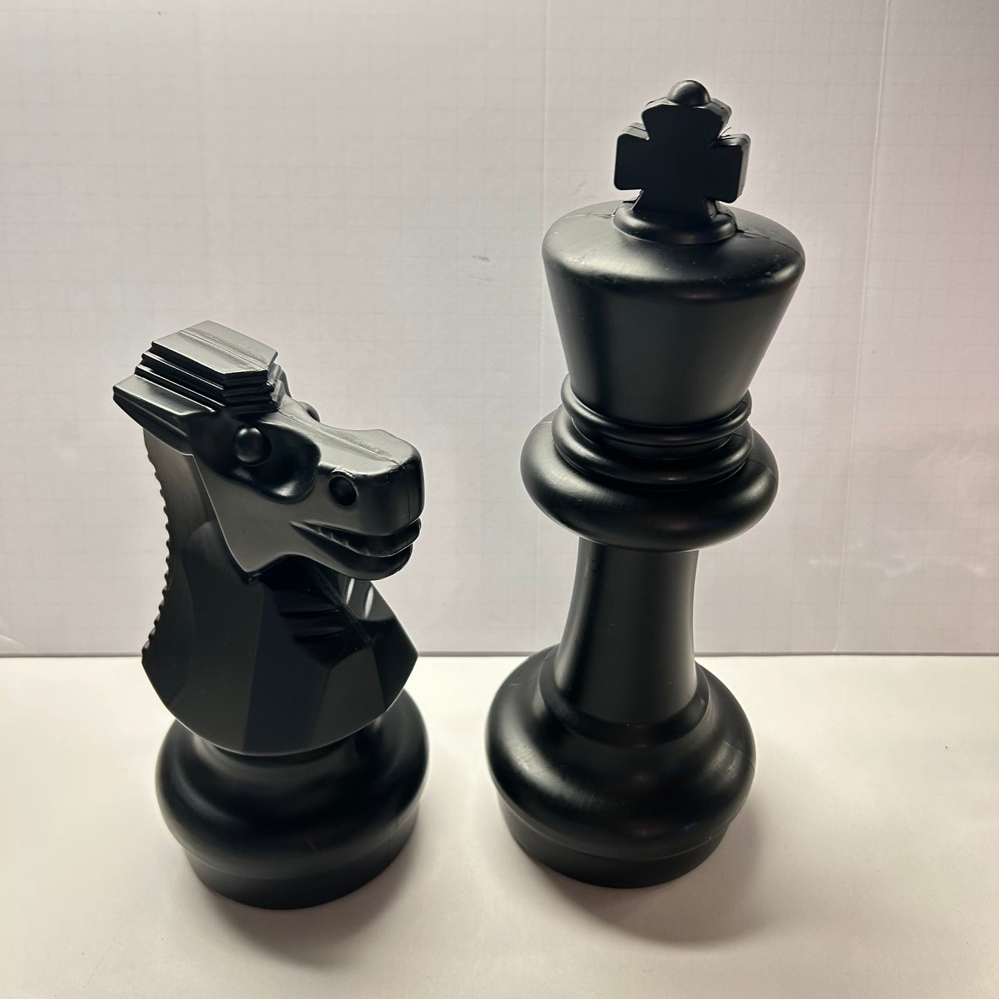 Large Black Chess Pieces Home Decor