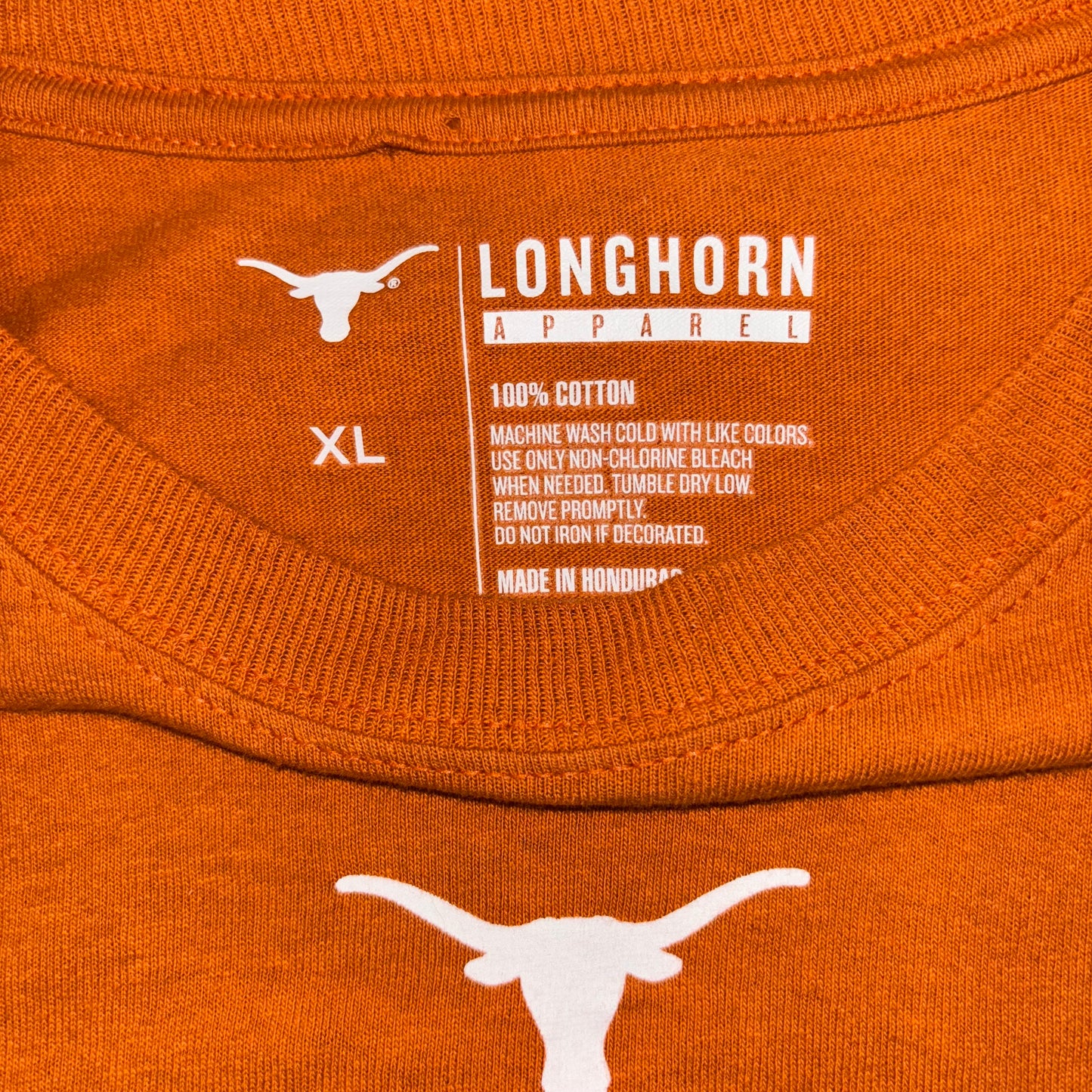 Texas Longhorns orange Long Sleeve shirt size extra large