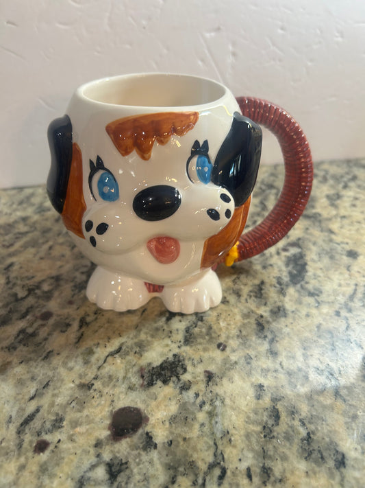 Cute Blue Eye Dog Mug 3D