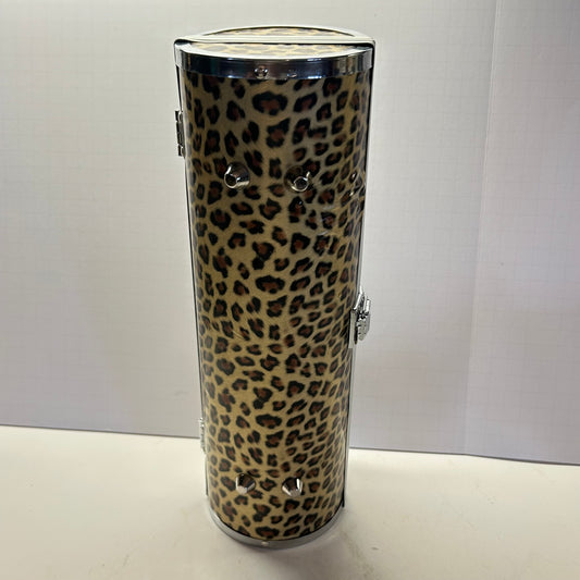 Leopard Wine Bottle Holder Carry Case