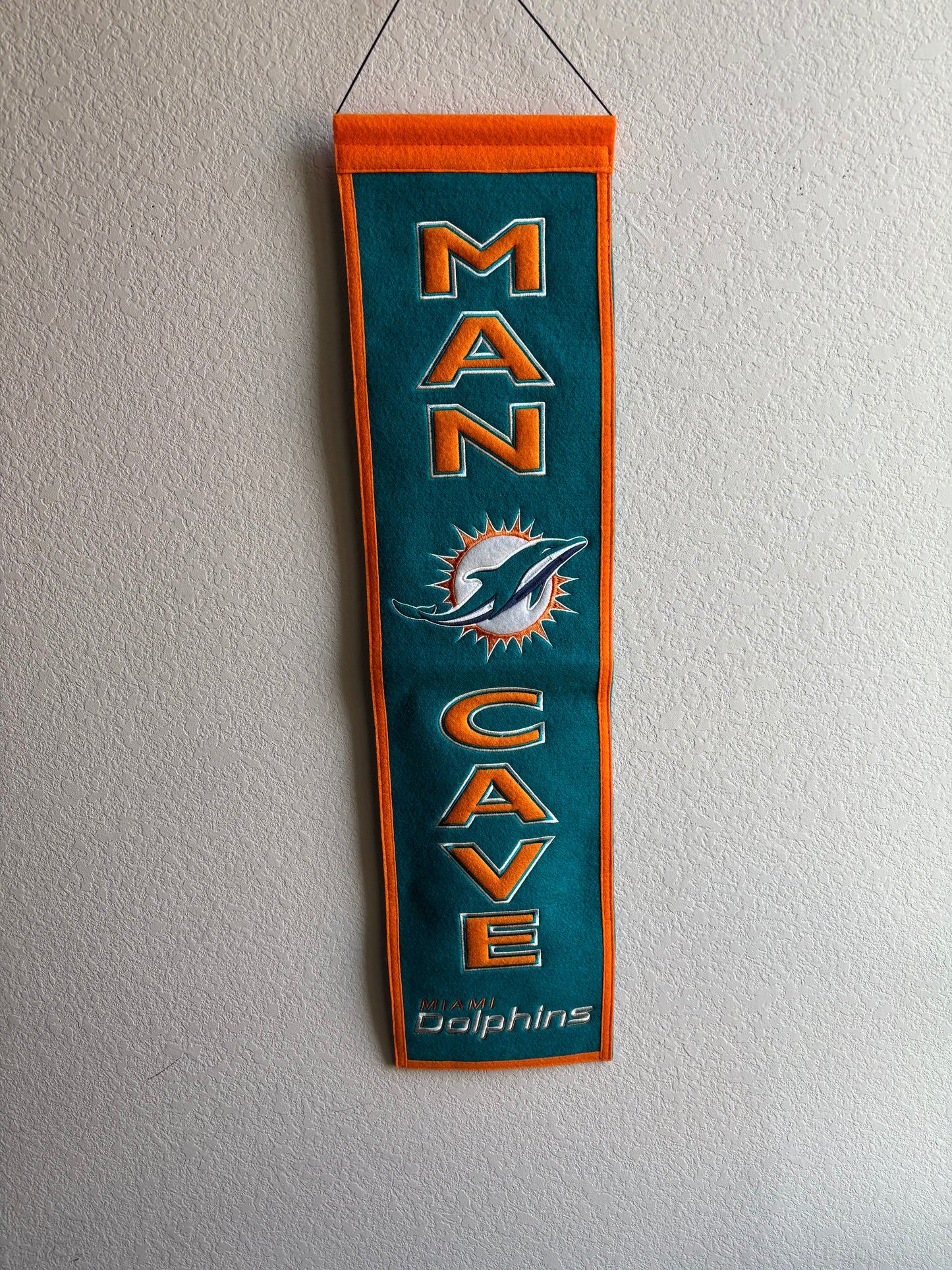 Miami Dolphins Man Cave Wall Hanging Decor