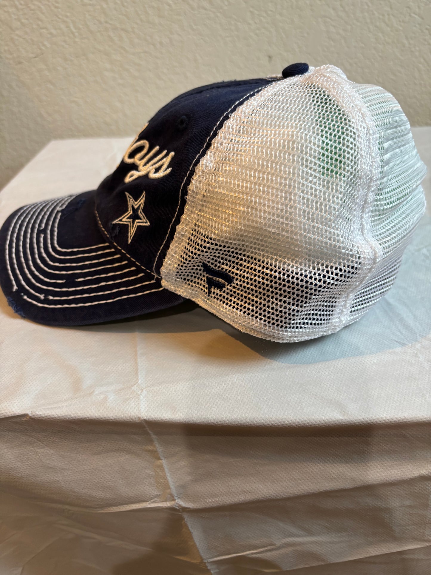 Dallas Cowboys Blue & White Trucker Hat buy Fanatics