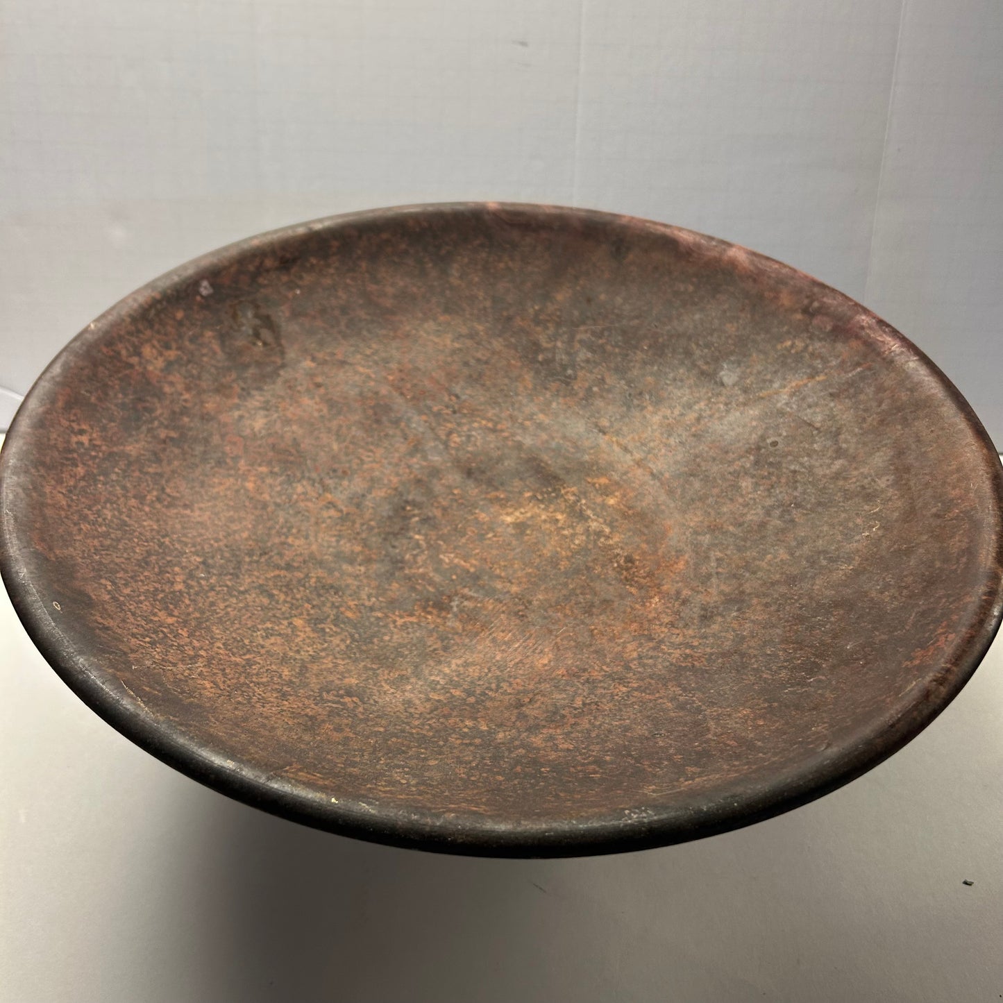 Brown Metal Decorative Display Plate
