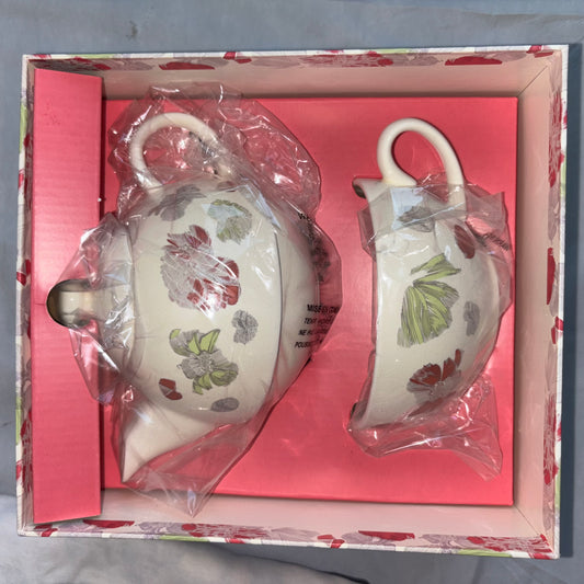 Crabtree and Evelyn ceramic tea cup set NWT
