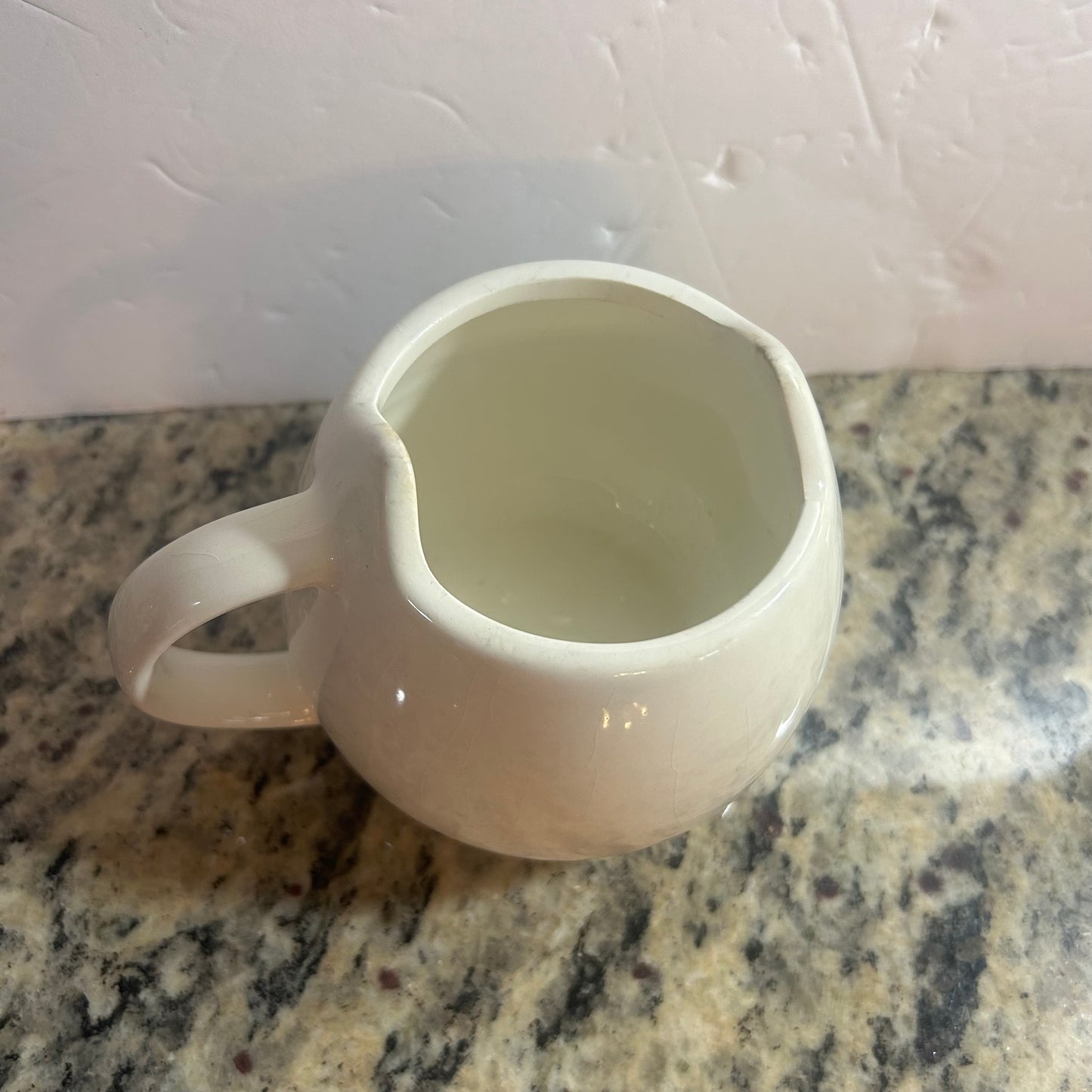 Cat Mug White Round Shape Design