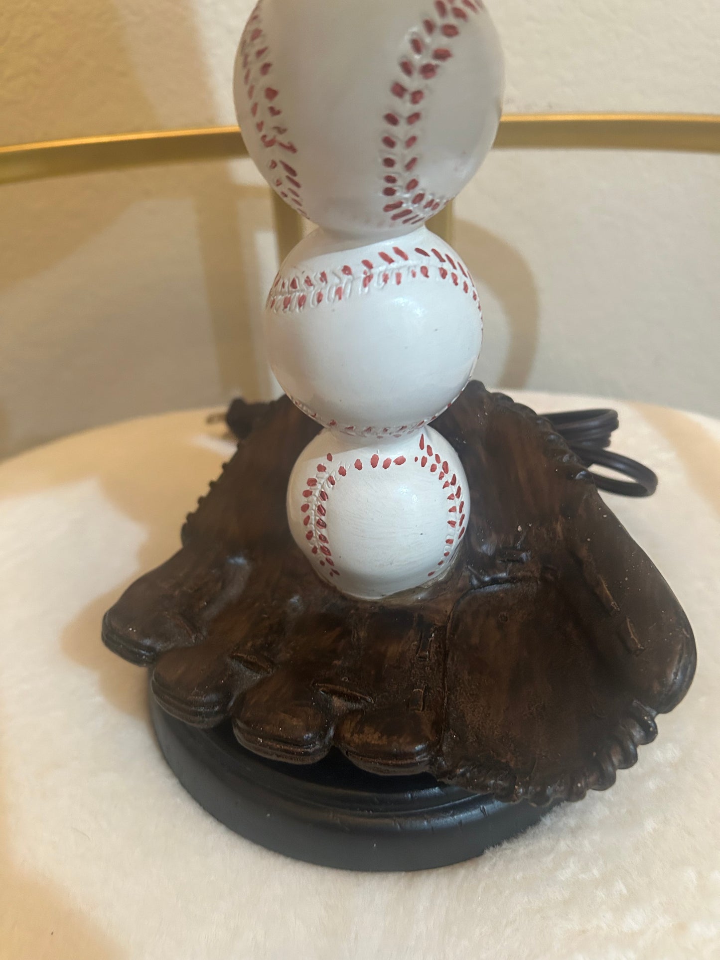 Baseball Lamp w/ Glove Base