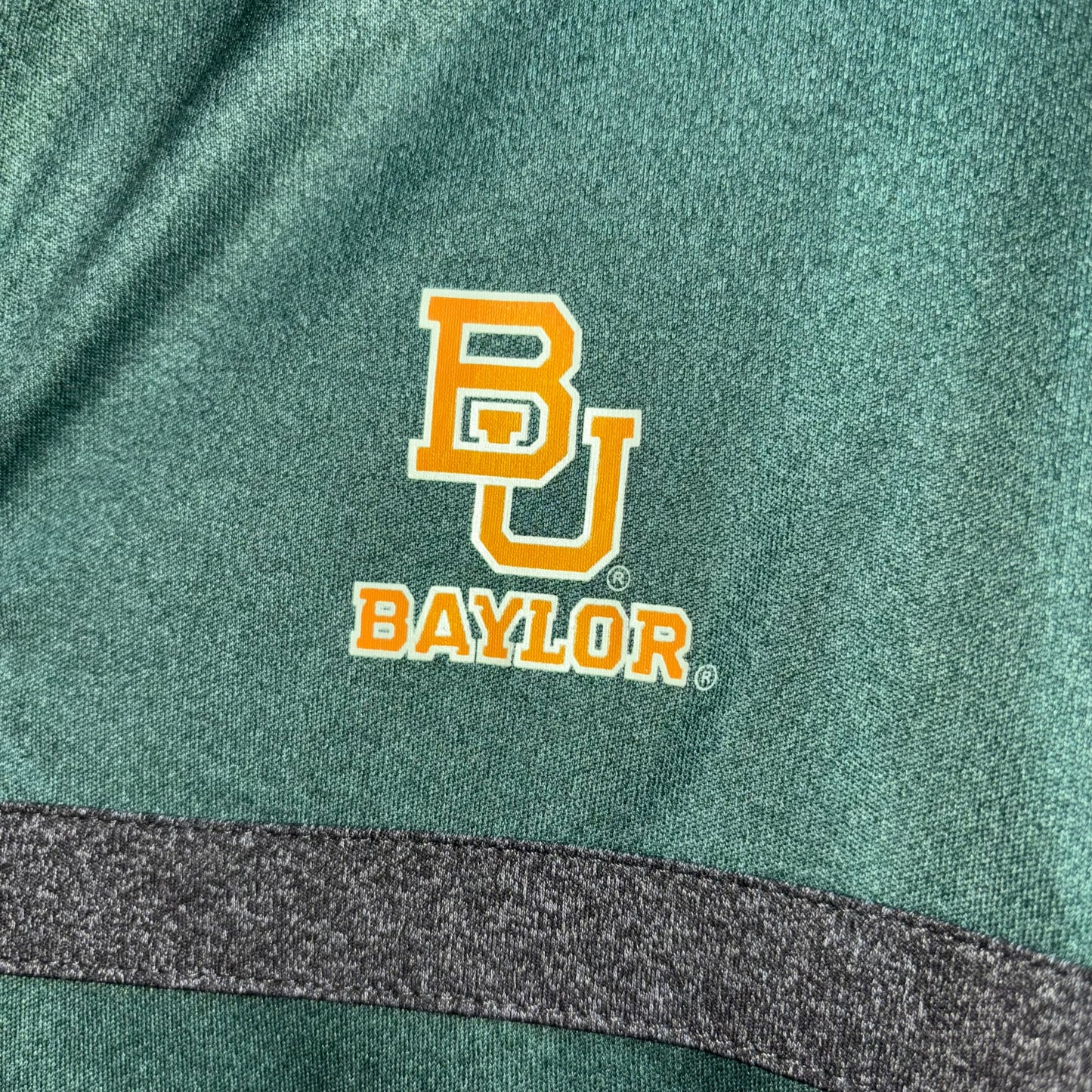 Baylor University Green and Dark Gray Men’s Polo Shirt 2XL