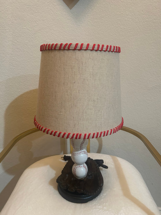 Baseball Lamp w/ Glove Base