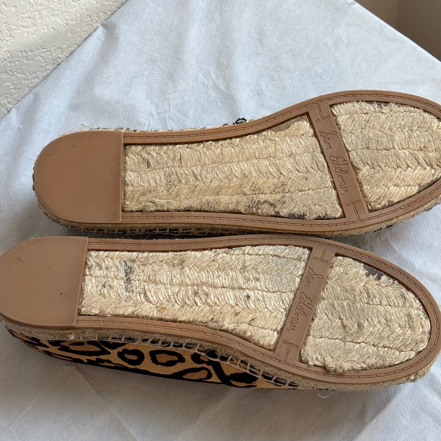 Sam Edelman Espadrilles leopard loafers women’s size 8 New