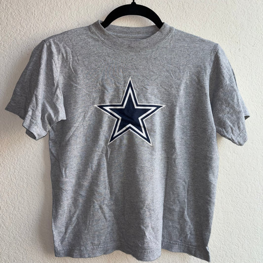 Authentic Dallas Cowboys Gray Star Logo Shirt (Youth Medium)