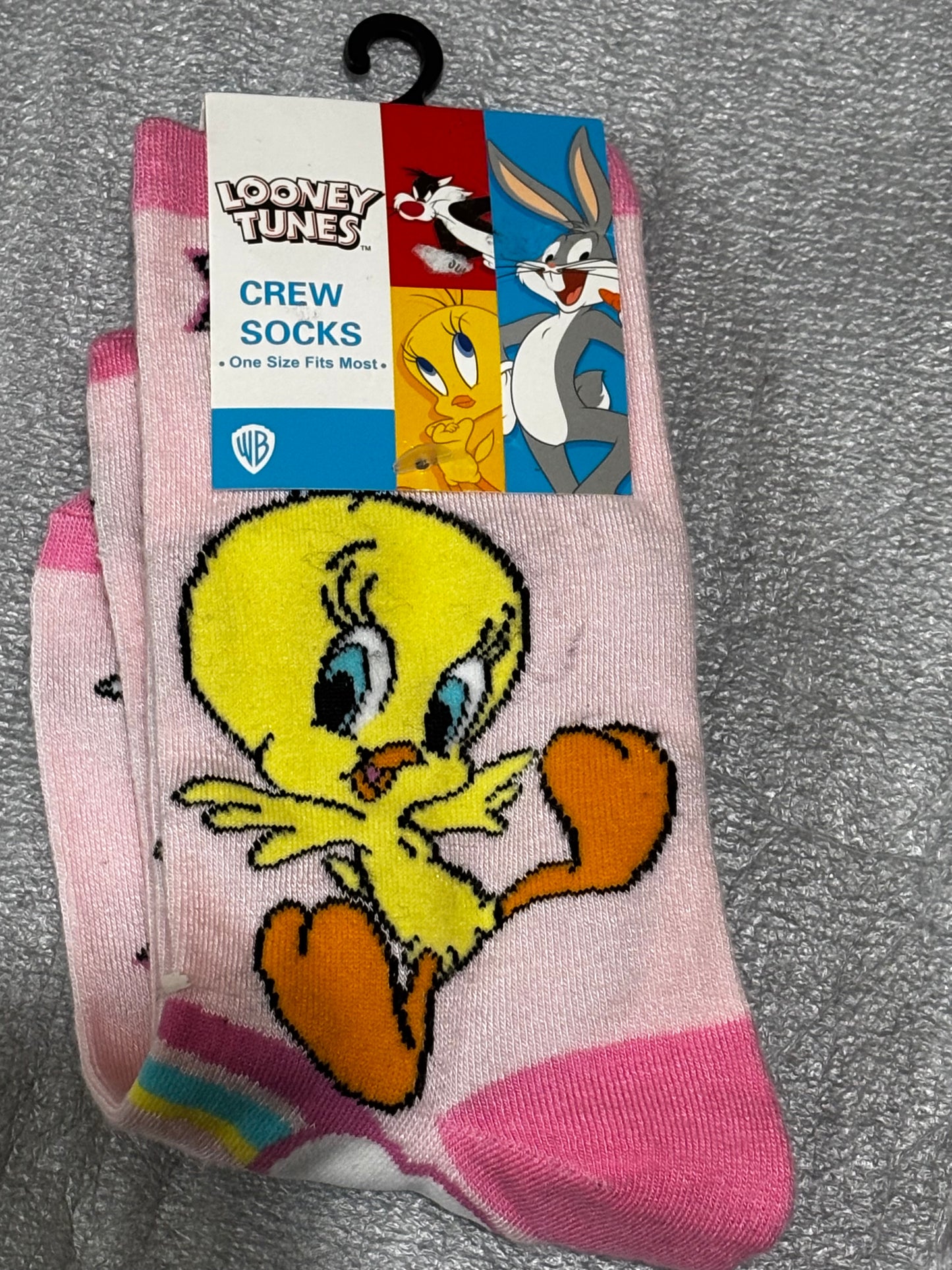Vintage Tweety Bird Mug and New comfy Tweety Bird socks set