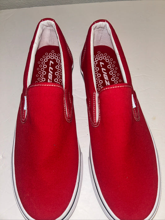 Lugz Red Slip On Men’s Size 11.5