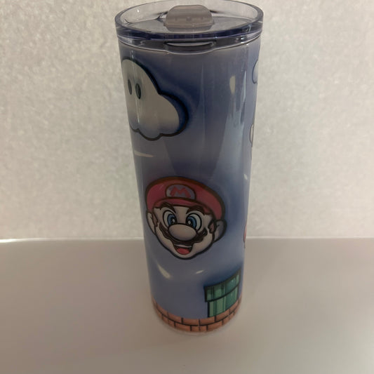 Super Mario Themed Tumbler (20oz)
