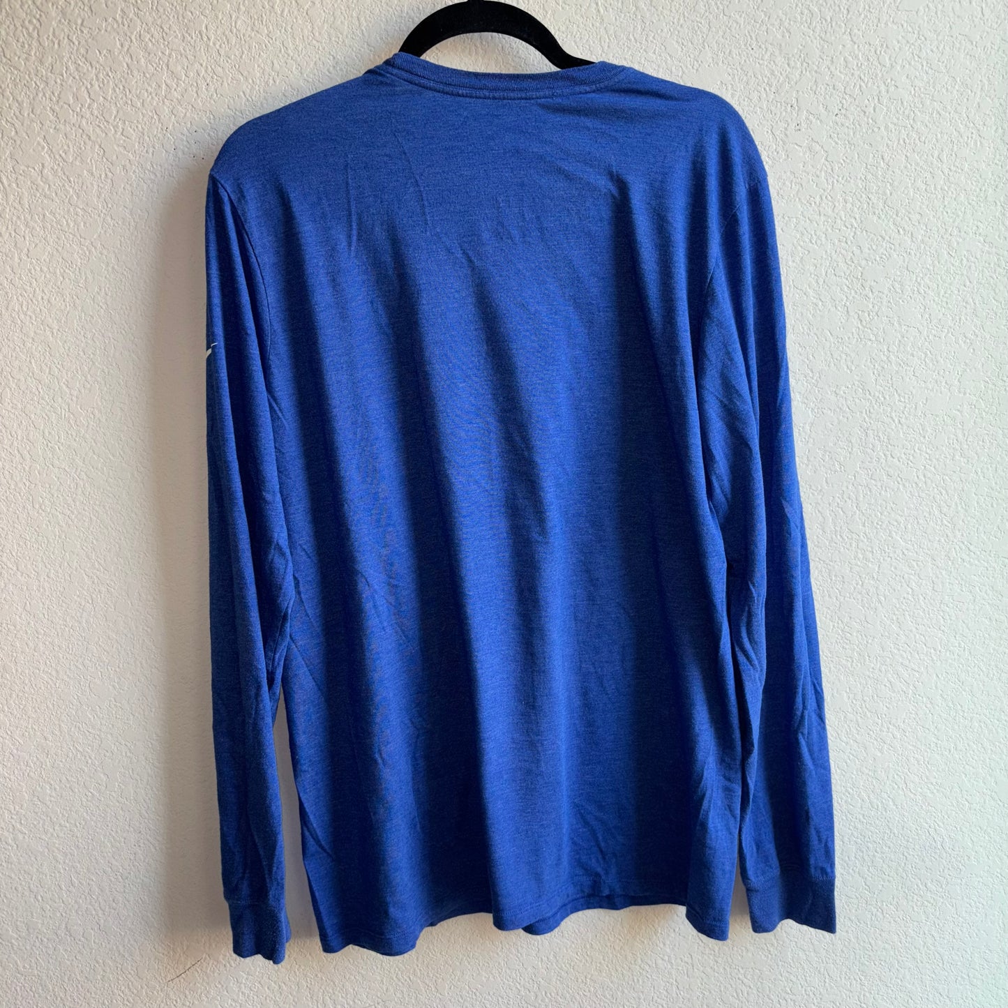The Nike Tee NFL Dallas Cowboys Star Logo Large Blue Long Sleeve shirt