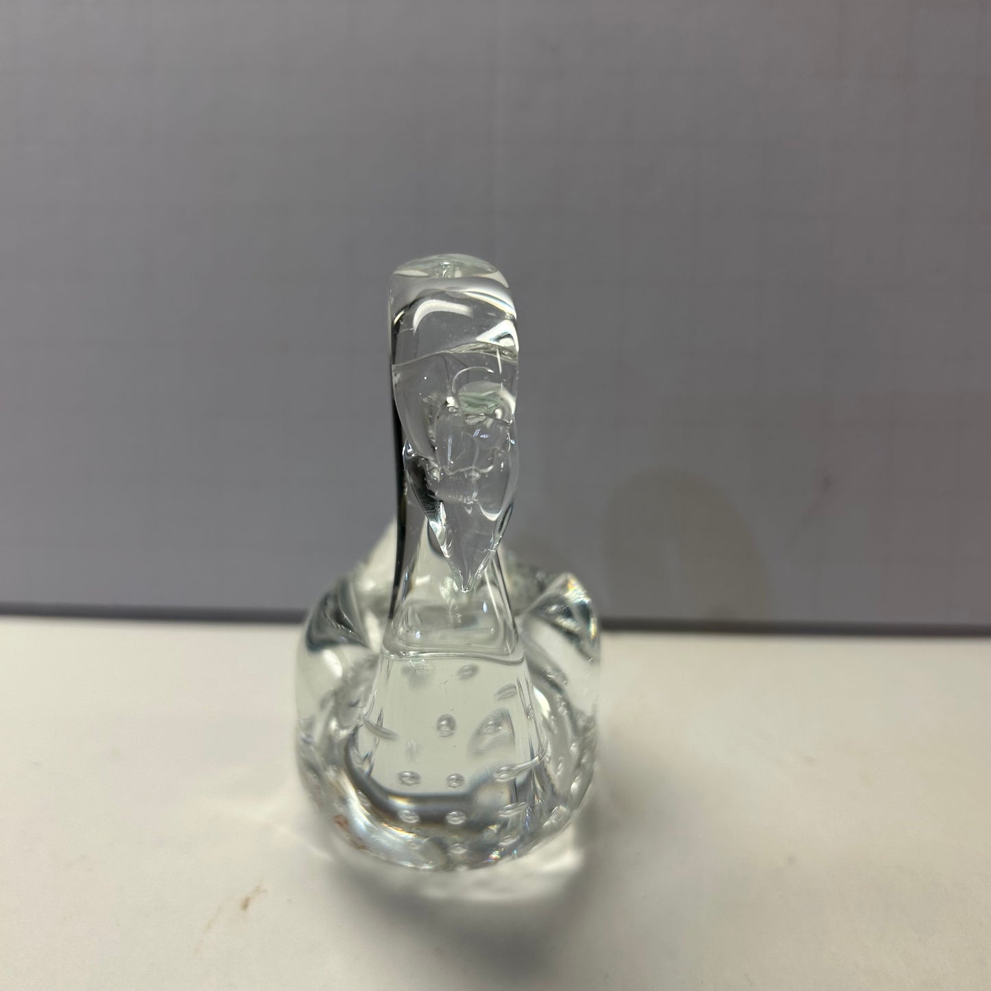 Swan Glass Figurine