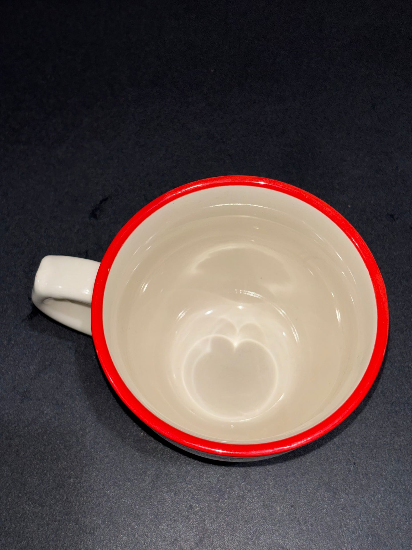 Pioneer Woman floral and Red Rim Mug