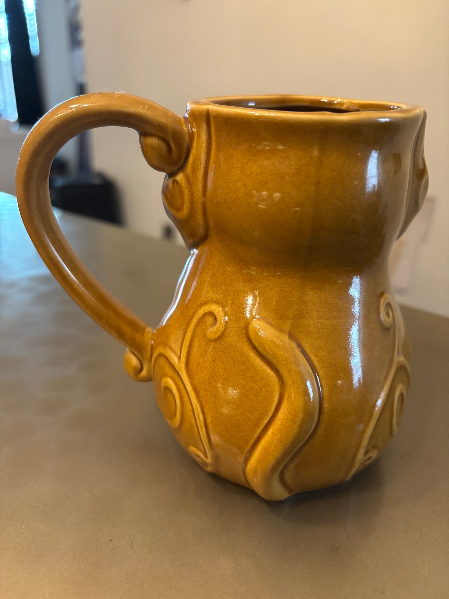 Vintage Whimsical Brown Dog Mug