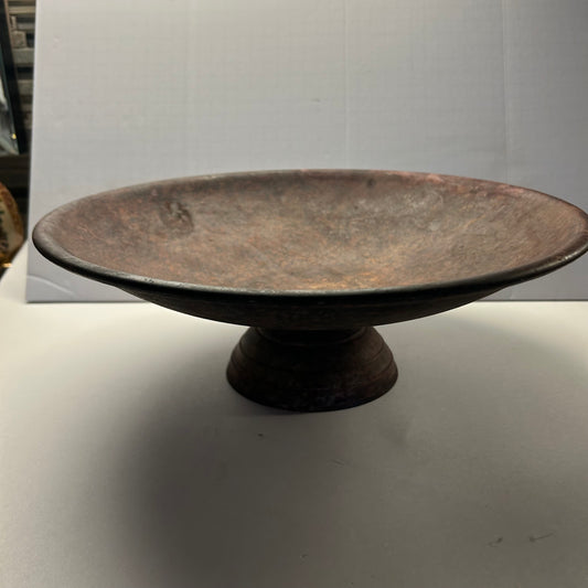 Brown Metal Decorative Display Plate