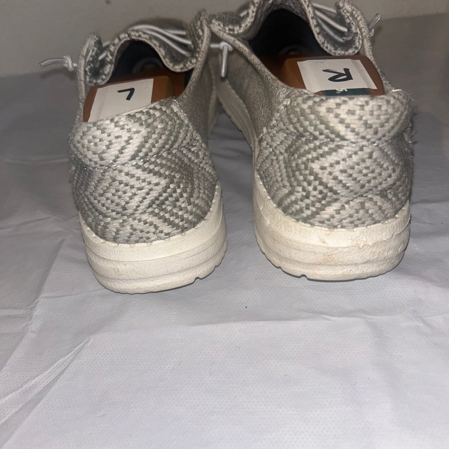 Hey dude, slip on loafers size 8