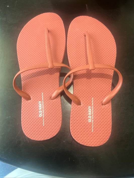 Mauve Old Navy Flip Flop Slides Size 9 Large NEW