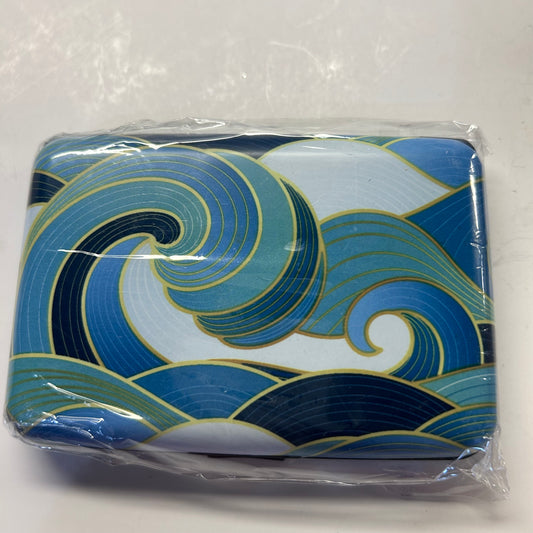 Wallet Hard-Case Enamel Wave Design