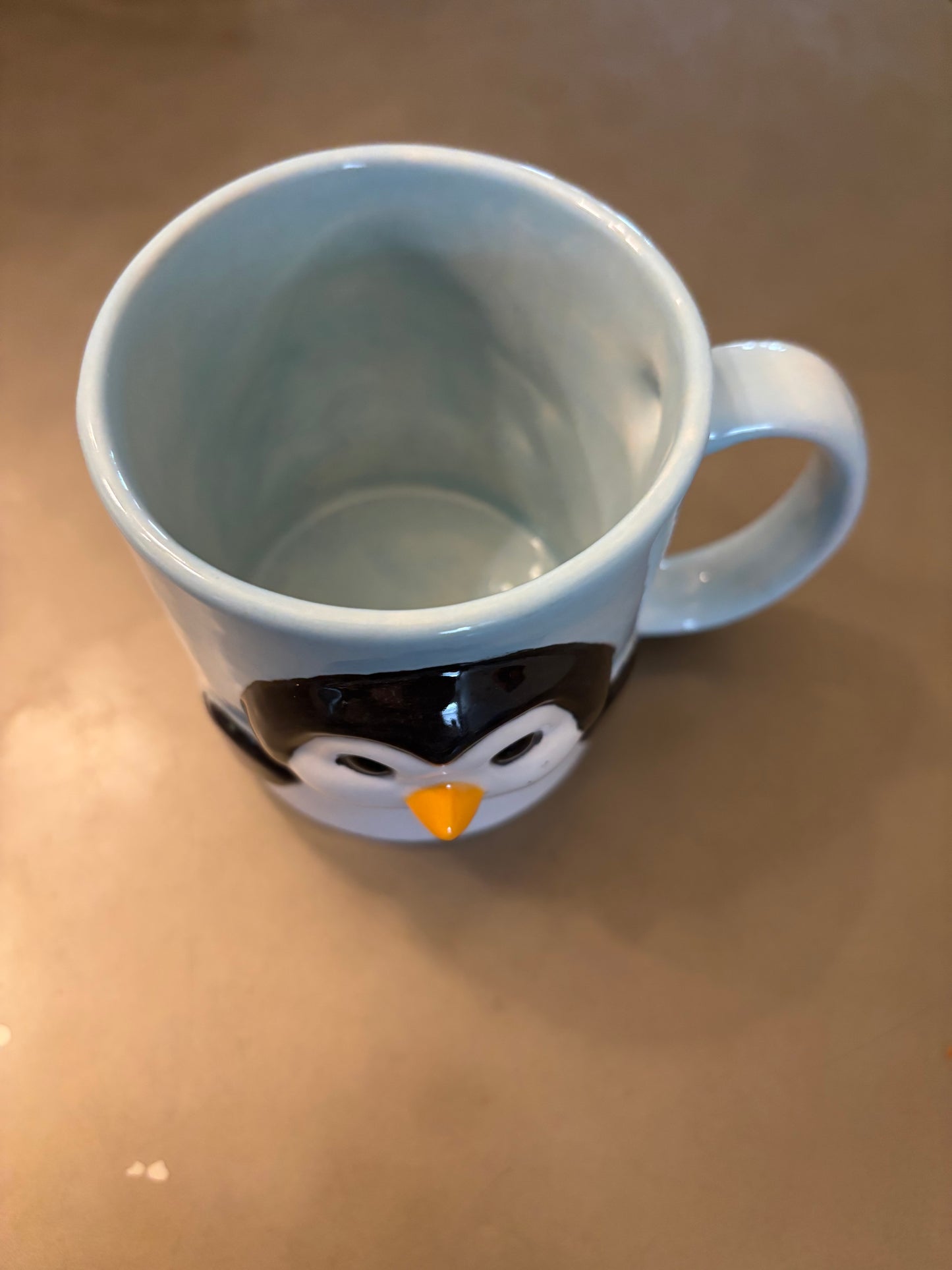 Handmade 3-D Penguin Mug