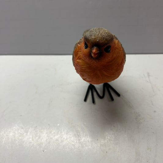 Orange Bird Figurine