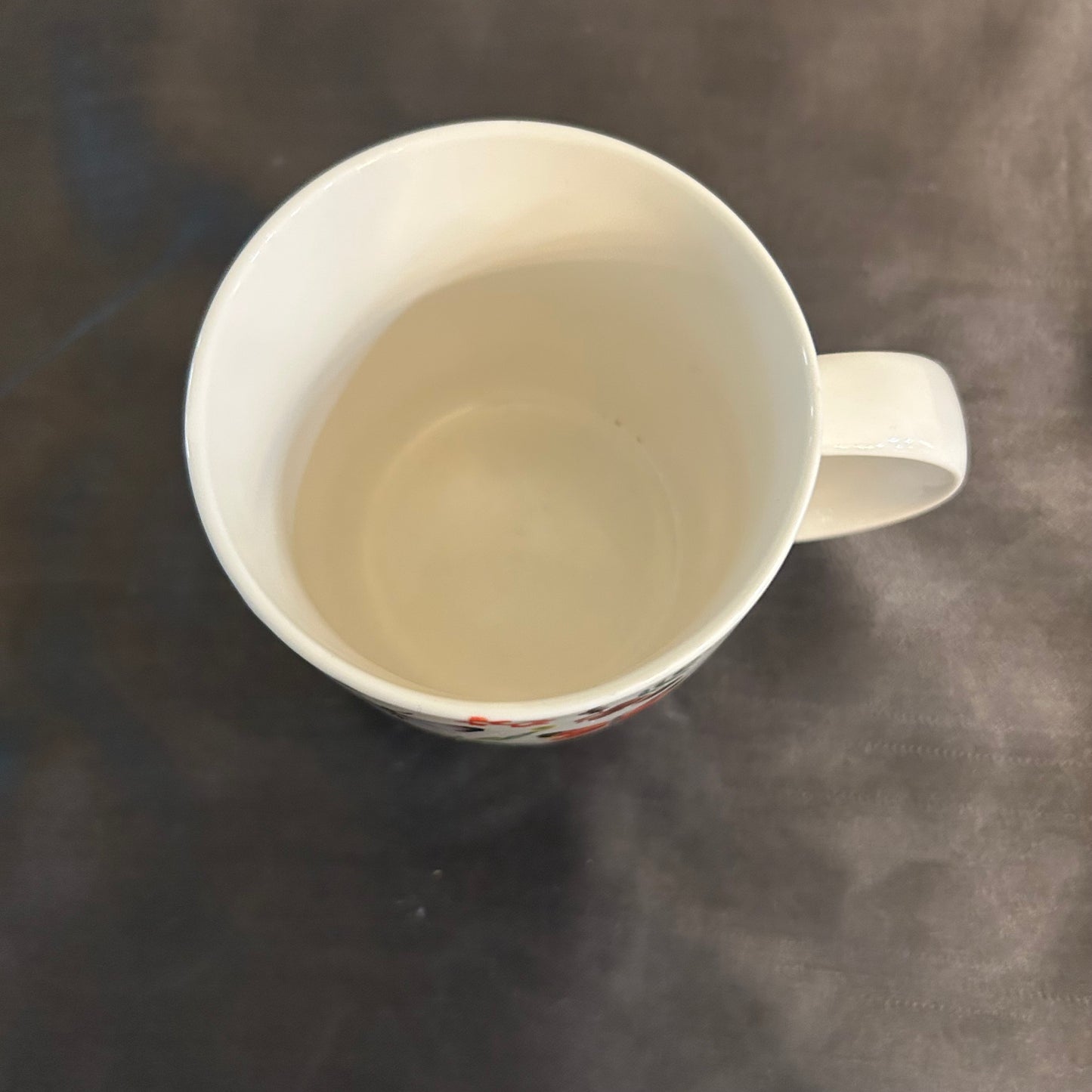 Mug Coffee Tea White with Butterfly Design “Hello Sunshine”