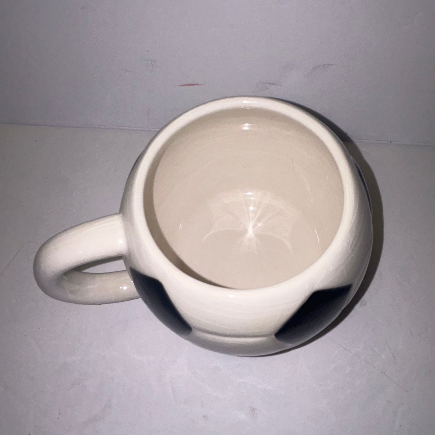 Black and white Soccer Ball Mug