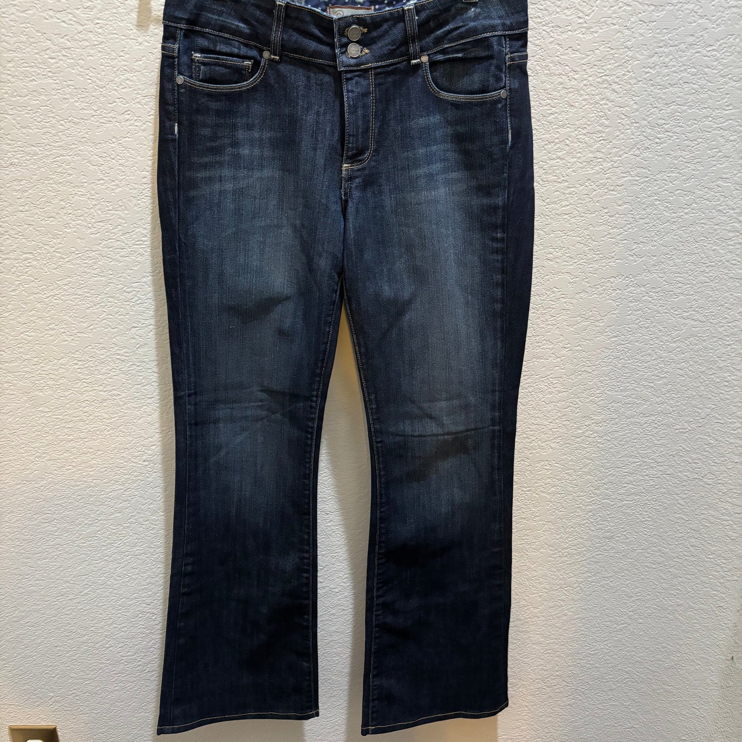 Paige women’s blue bootcut jeans, size 30