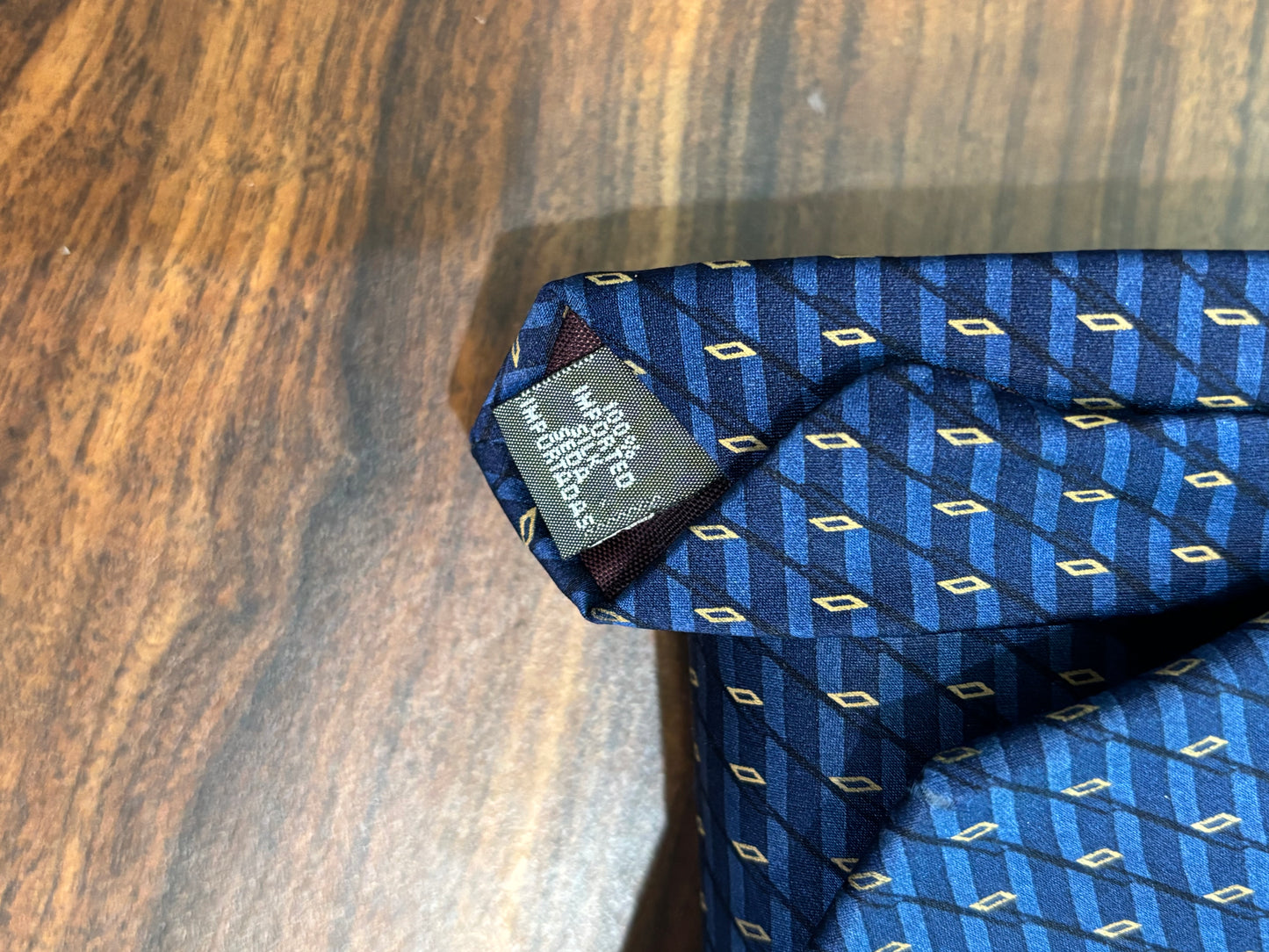 ZYLOS George Machado Blue Tie 100% Silk
