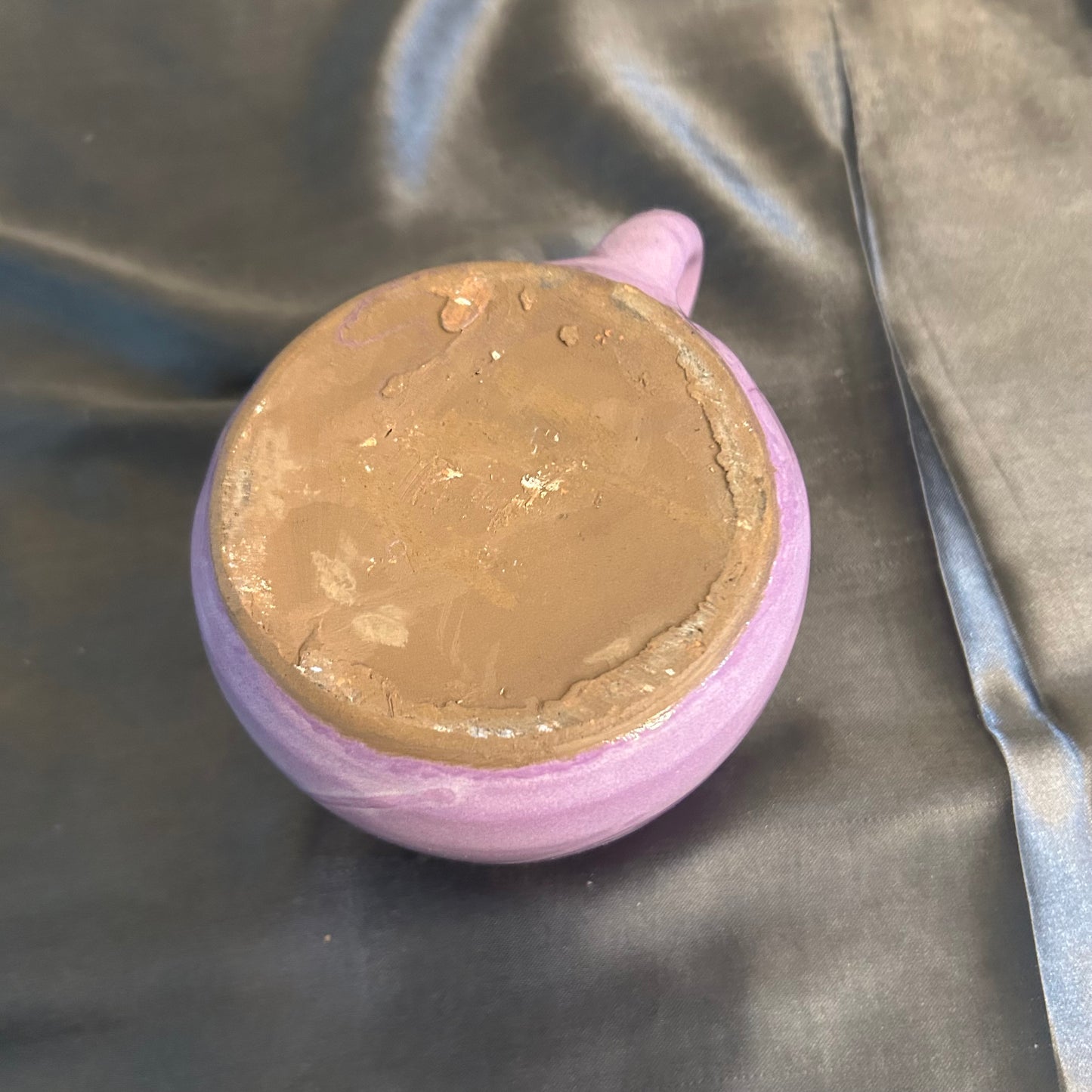 Mug Handmade Pottery Ceramic Lavender 6oz