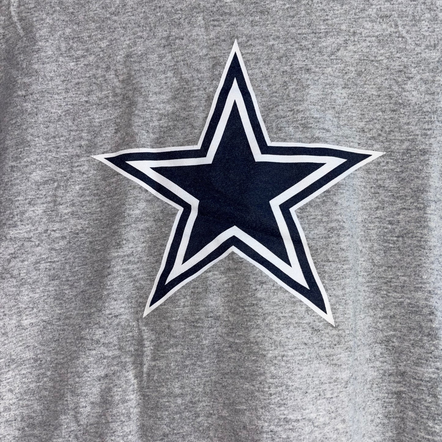 Authentic Dallas Cowboys Gray Star Logo Shirt (Youth Medium)