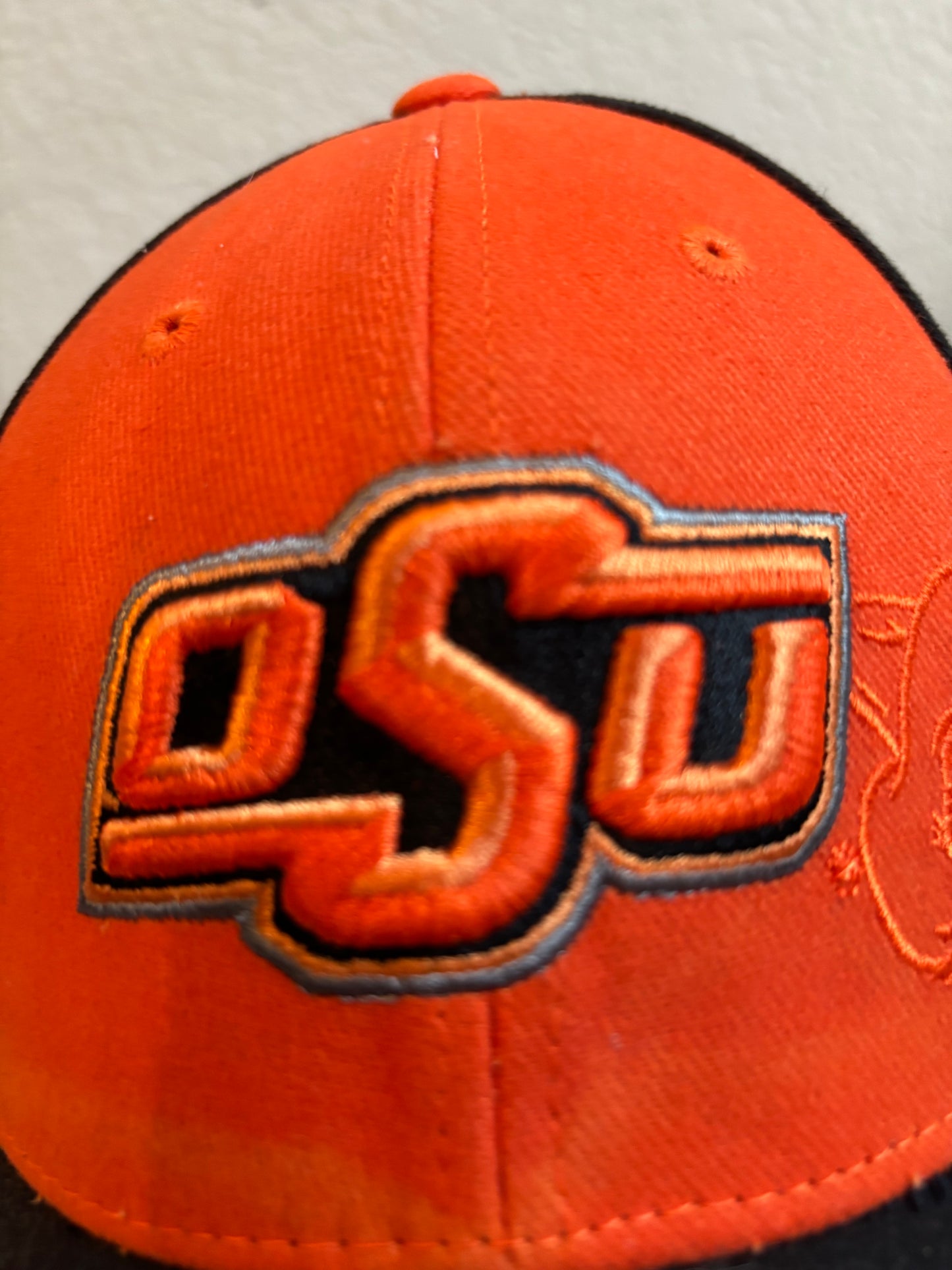 Orange & Black OSU Baseball Adjustable Hat