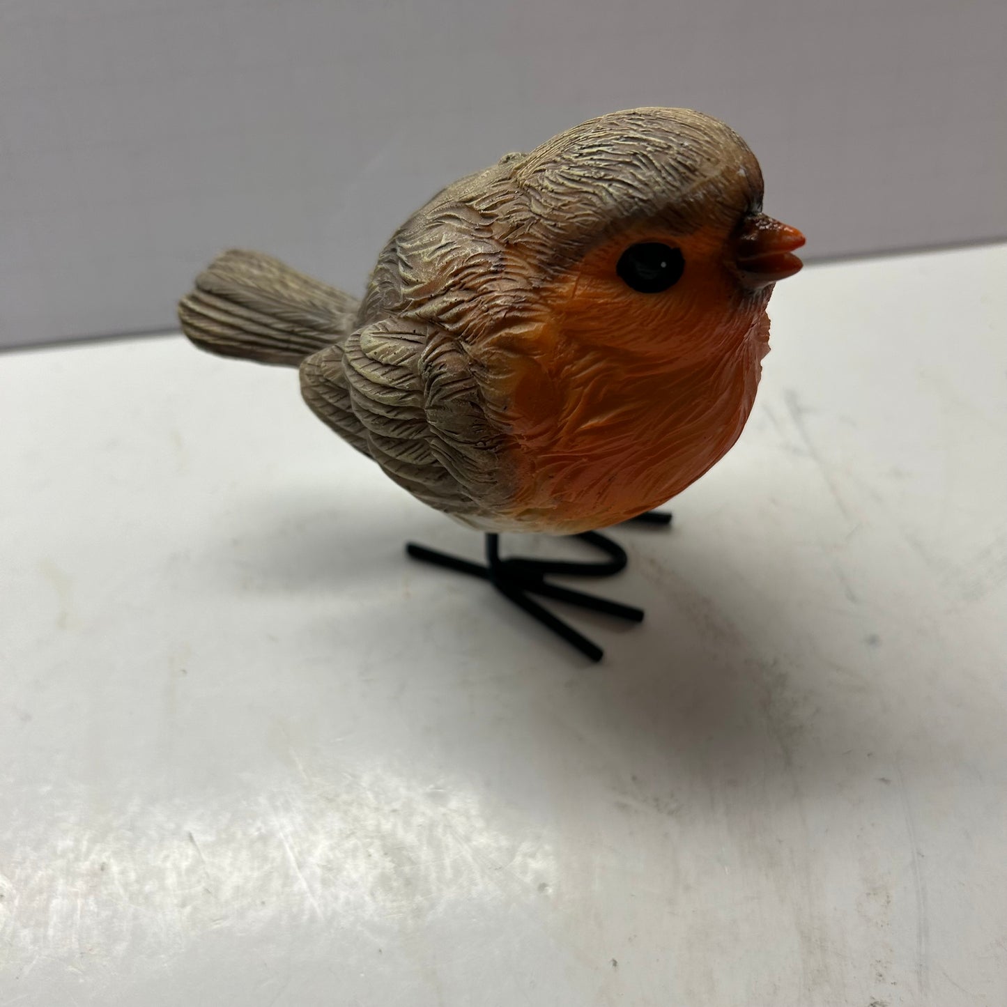 Orange Bird Figurine