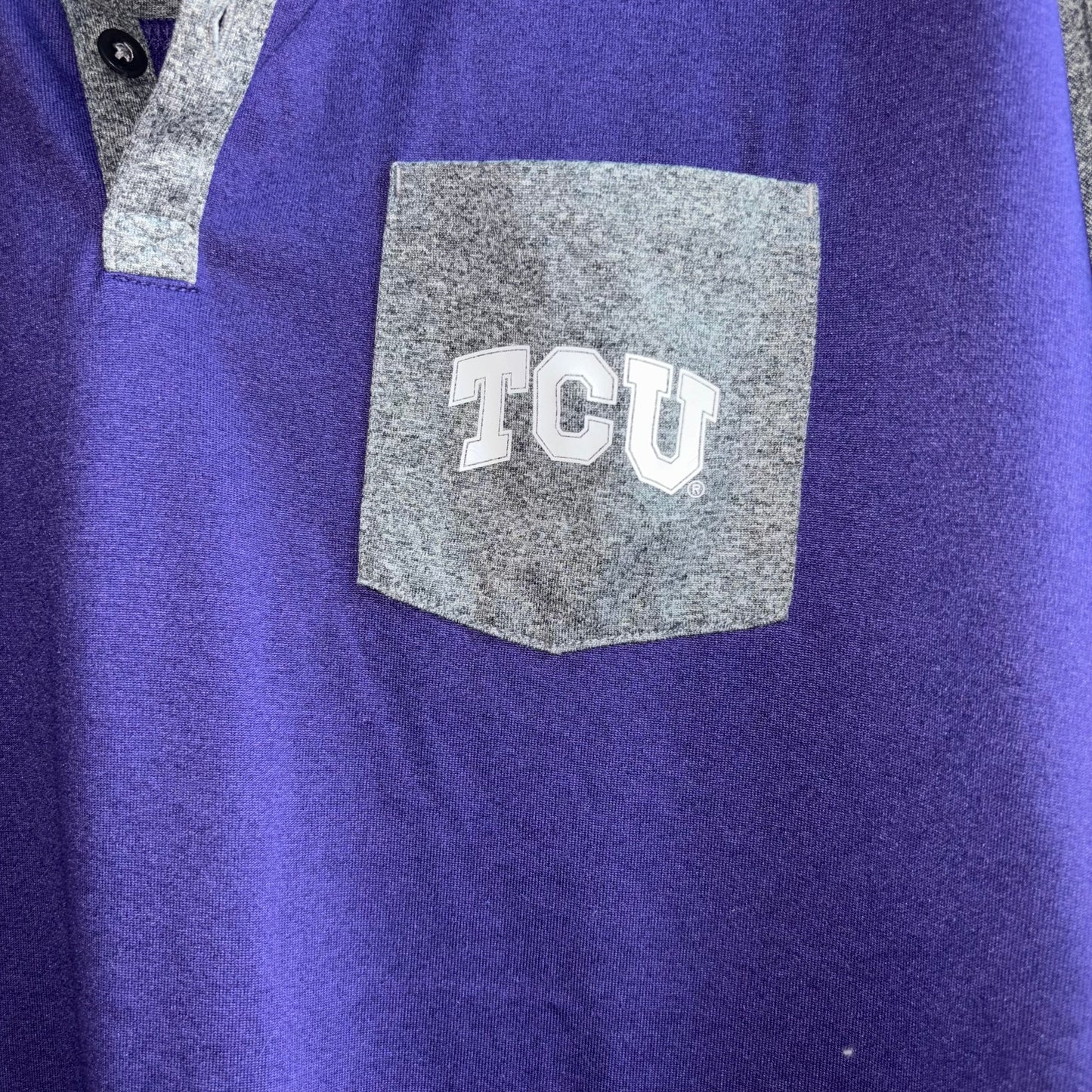 Texas Christian University (TCU) Purple & Gray Nike Dri-Fit Shirt