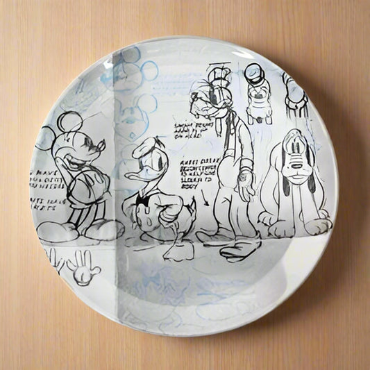 Disney (Goofy, Pluto, Mickey Mouse, Duck) Plate