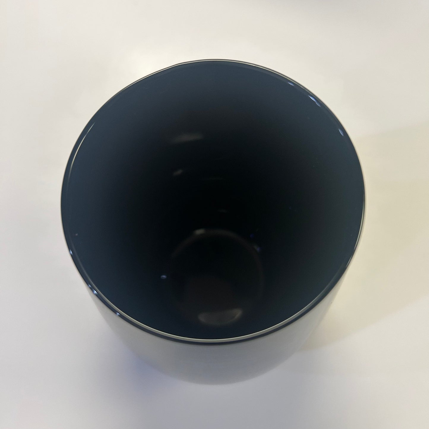 Black Goblet Wine Glasses set of 2