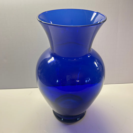 Cobalt Blue Glass Vase